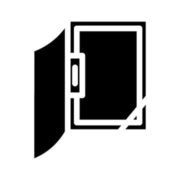 Office folder glyph icon vector illustration 库存插图