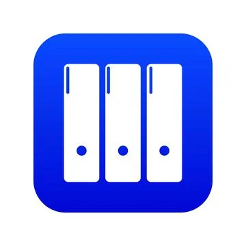 Office folder icon blue イラスト素材