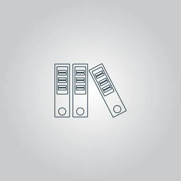 Office folder icon 스톡 일러스트