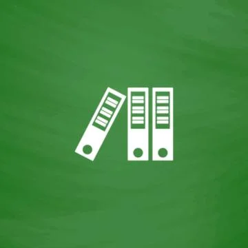 Office folder icon 스톡 일러스트