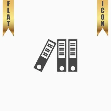 Office folder icon 스톡 일러스트