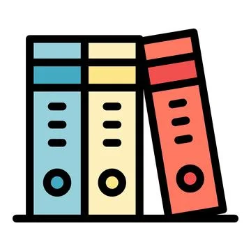 Office folder icon vector flat イラスト素材