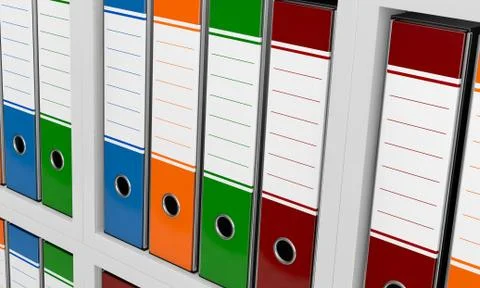 Office folder 스톡 일러스트