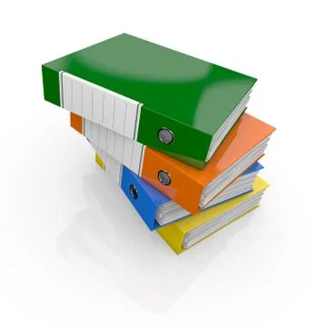 Office folder Stock Illustration
