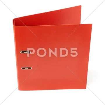 Office folder isolated over the white background Stock Photos