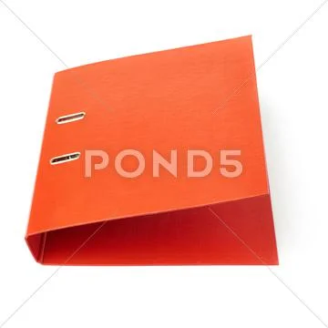 Office folder isolated over the white background Stock Photos