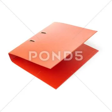 Office folder isolated over the white background Stock Photos