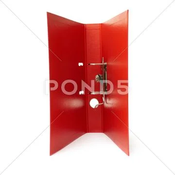 Office folder isolated over the white background Stock Photos