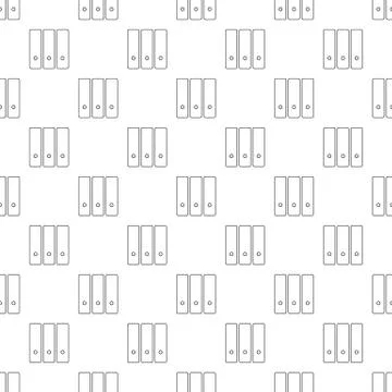 Office folder pattern seamless Stockillustratie