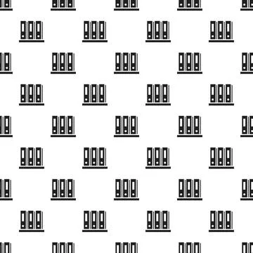 Office folder pattern seamless Stock Illustration