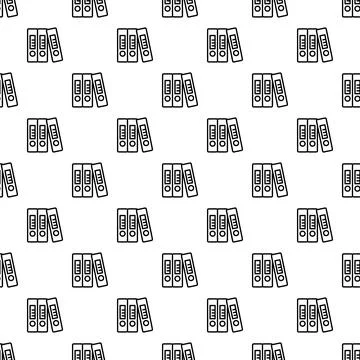 Office folder pattern seamless Stock Illustration