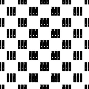 Office folder pattern vector seamless Stockillustratie