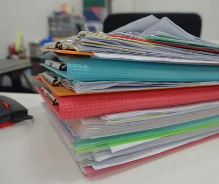 Office folder Stock Photos