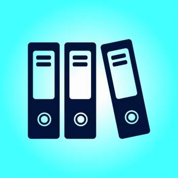 Office folder sign symbol イラスト素材