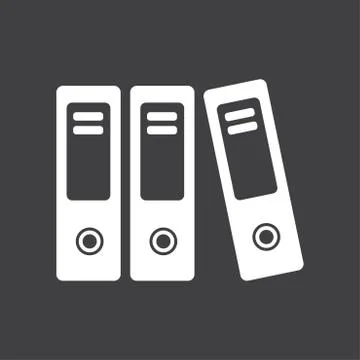 Office folder sign symbol 库存插图
