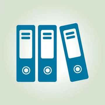 Office folder sign symbol 库存插图
