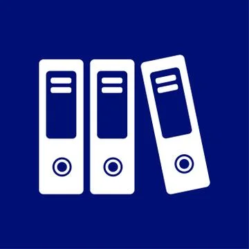 Office folder sign symbol Stock Illustration