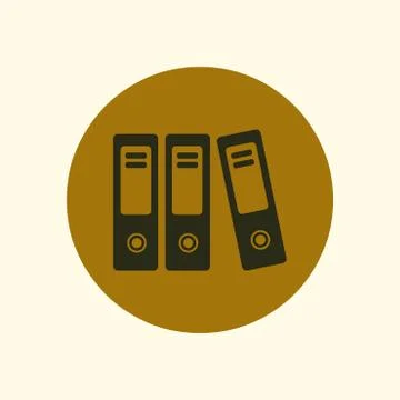 Office folder sign symbol イラスト素材