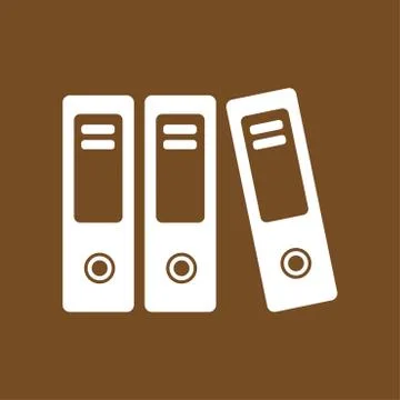 Office folder sign symbol Illustrazione stock
