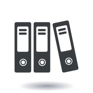 Office folder sign symbol. 库存插图