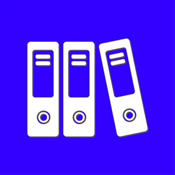 Office folder sign symbol. Stock Illustration