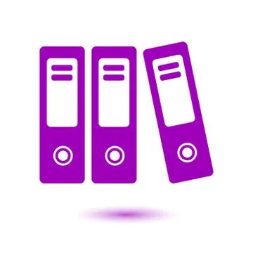 Office folder sign symbol. Stock Illustration