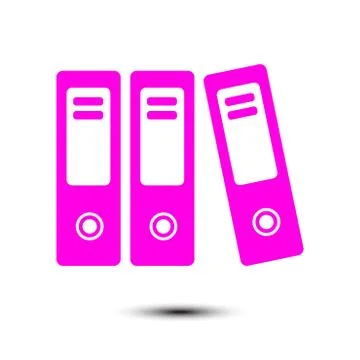 Office folder sign symbol. 库存插图