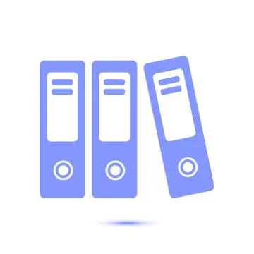 Office folder sign symbol. Stock Illustration