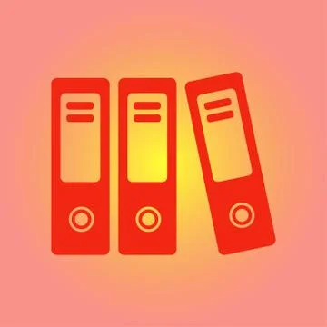 Office folder sign symbol. イラスト素材