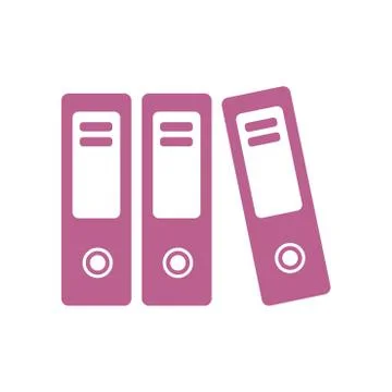 Office folder sign symbol. 库存插图