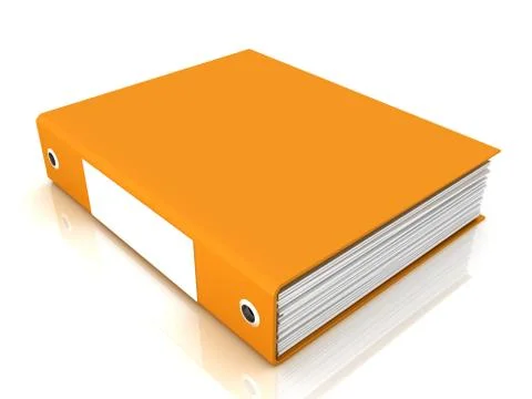 Office folder on a white background Stock Illustration