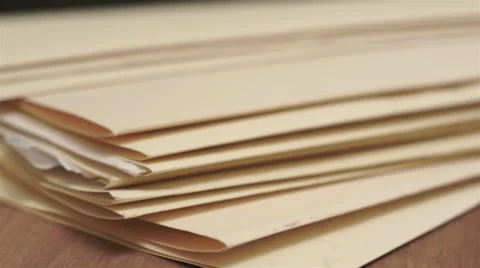 Office Folders Computer Dolly Stock Footage 46425218