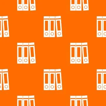 Office folders with documents pattern seamless Stock Illustration