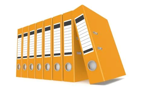 Office folders Stock Illustration