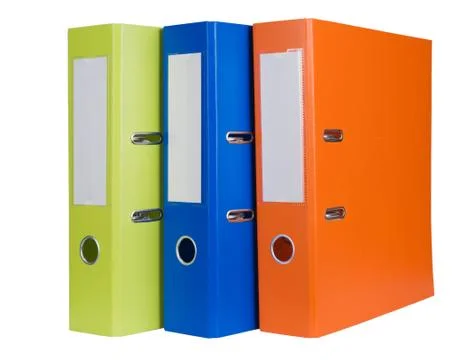 Office folders Stock Photos