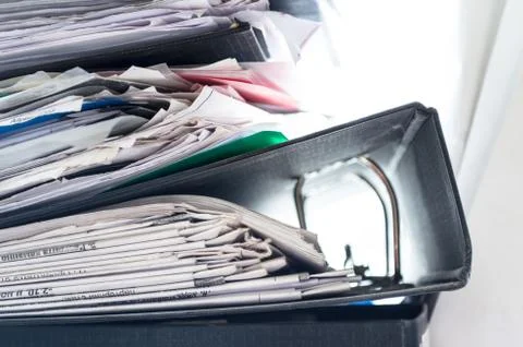 Office folders Stock Photos