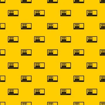 Office folders on the shelf pattern vector Illustrazione stock