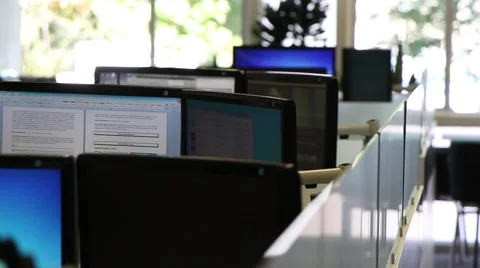 Office footage of computer screens 動画素材 42967324