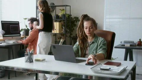 Office full of Programmers Stock-Footage 313494838