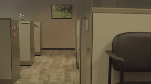 OFFICE HALLWAY Stock Footage 217536400