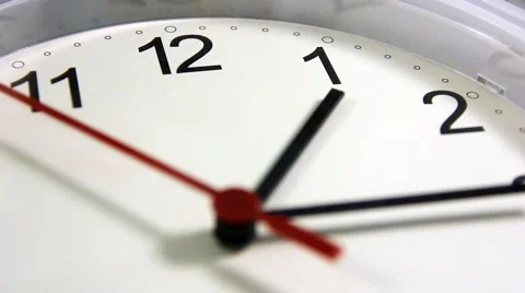Office, home, or school wall clock Stock Footage 67251236