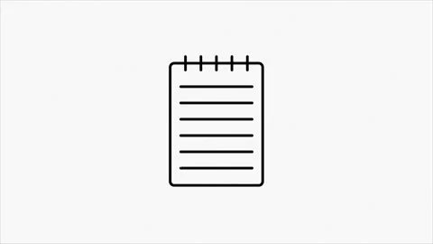 Office icon. Glitch shadow icon set. Office, great design for any purposes Stock Footage 153842124