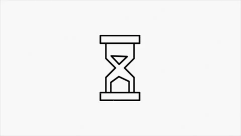 Office icon. Glitch shadow icon. Office, great design for any purposes. Motion Stock Footage 153859754