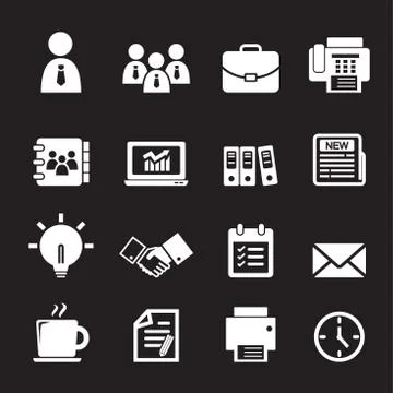 Office icon 스톡 일러스트