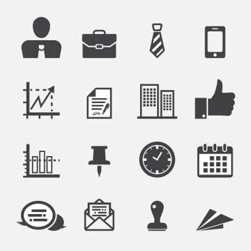 Office icon Stock Illustration