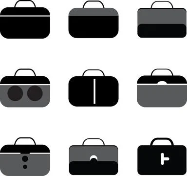 Office Icon Set Stock Illustration