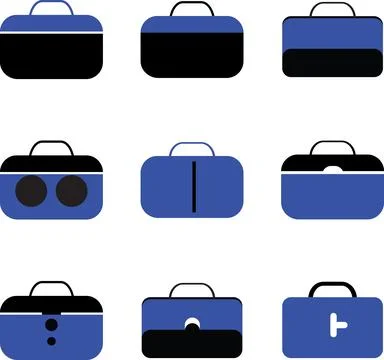 Office Icon Set Stock Illustration