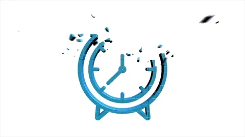 Office icon. Web 3D pixel icon set. Office, great design for any purposes Stock Footage 153875327