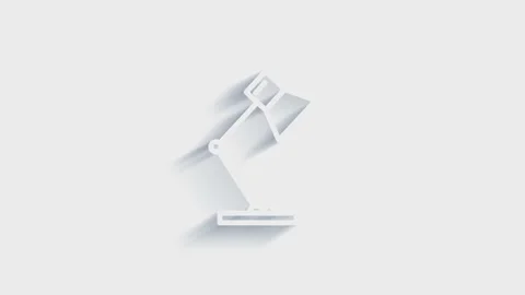 Office icon. Web 3D shadow icon set. Office, great design for any purposes Stock Footage 153796051