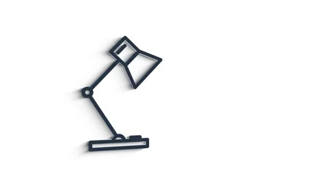 Office icon. Web 3D shadow icon set. Office, great design for any purposes Stock Footage 153812701